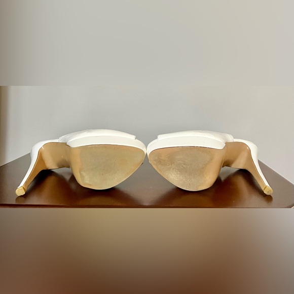 MERUMOTE Women Slingback Shoes Peep Toe Platform 6 inch Heels.Size 6. Worn 1x. - Picture 6 of 8